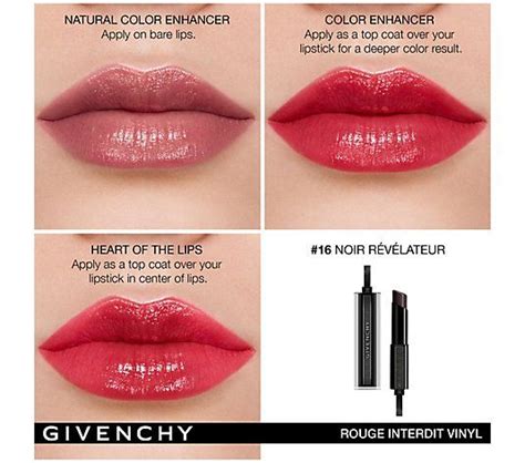 givenchy rouge interdit temptation black magic lipstick reddit|Givenchy universal black lip balm.